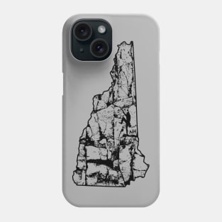 Rock Climbing New Hampshire Rock Climber State Map Climb Art Phone Case