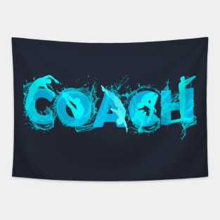 Platform Springboard Diving Coach Gift Trainer Diving Instructor Tapestry