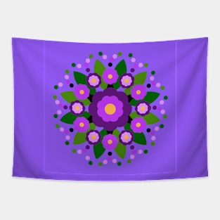 Purple Roses Tapestry