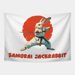 Samurai Jackrabbit Tapestry