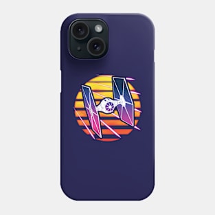 Synthwave TIE Fighter Phone Case
