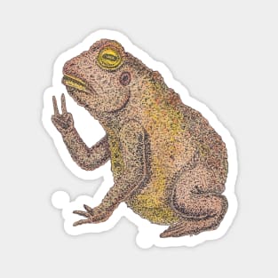 Peace Toad Magnet