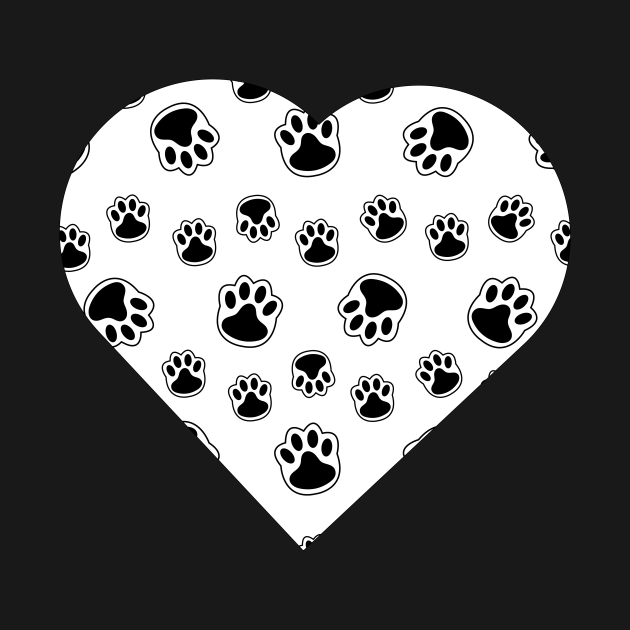 heart with paws Heart Long Sleeve TShirt TeePublic