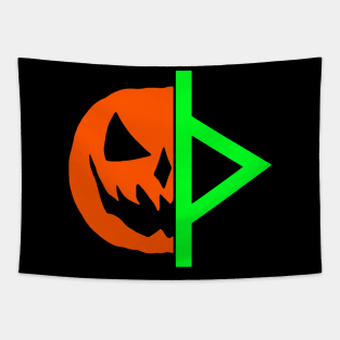 Halloween 6 pumpkin / thorn (thurisaz) Tapestry