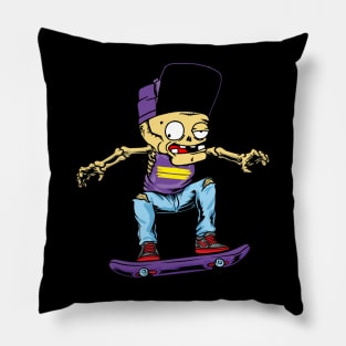 me and skateboard Pillow