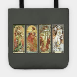 Art Nouveau 4 Seasons Art Tote