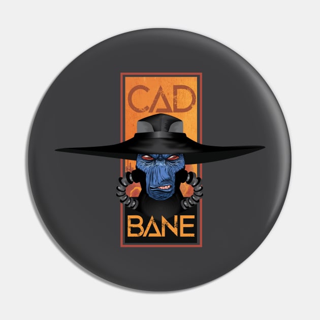 Cad Bane #BountyHunter Pin by Galactee 99