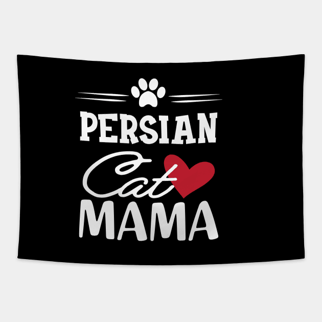 Persian Cat Mama Tapestry by KC Happy Shop