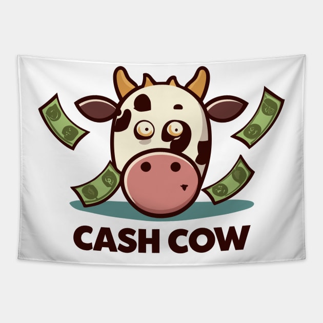 Cash Cow Tapestry by DiVicente