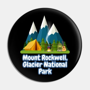 Mount Rockwell, Glacier National Park Pin