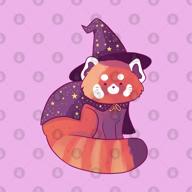 Wizard red panda by Yarafantasyart