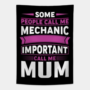 Mechanic Mum Tapestry