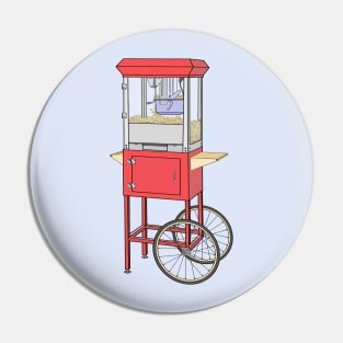 Popcorn machine cart Pin