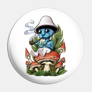 smurf cat chillin Pin