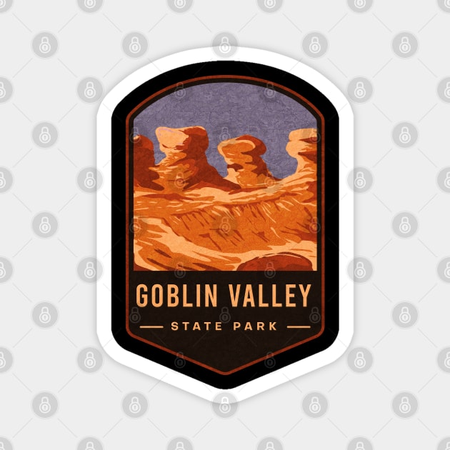 Goblin Valley State Park Magnet by JordanHolmes