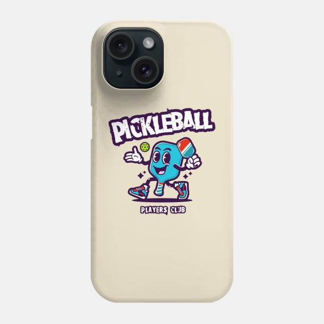 Pickleball Players Club Phone Case by VBdesigns