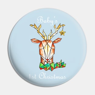 Baby's First Christmas Pin