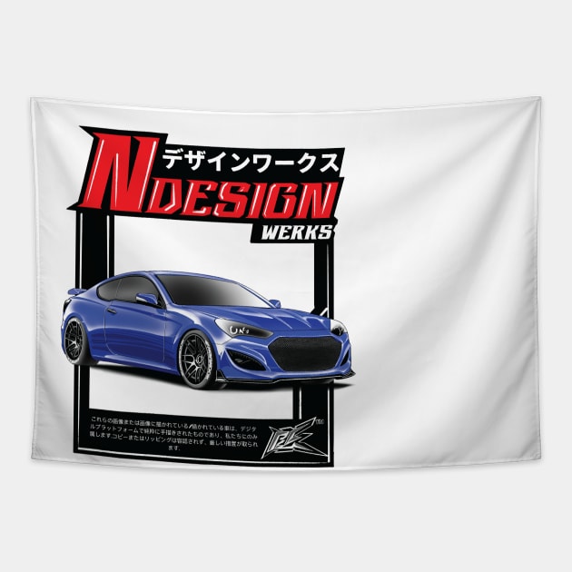 hyundai genesis coupe Tapestry by naquash