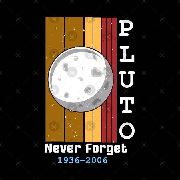 Pluto Never Forget 1936-2006 Gift and shirt by AE Desings Digital