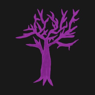 Purpule Tree design T-Shirt