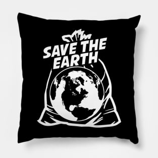 Picture Of Caring For The Earth Which Says Save The Earth Pillow