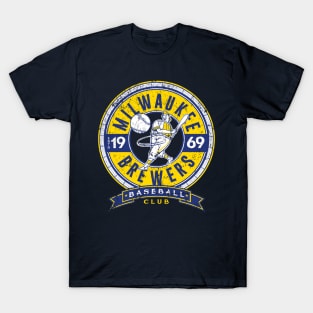 Milwaukee Brewers T-Shirt by Christine Christine w - Pixels