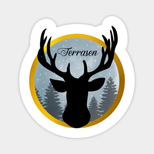 Terrasen sticker doe in the forest Magnet