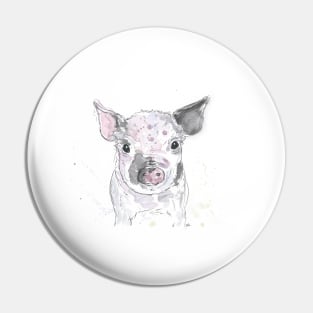 Piglet portrait. Pin