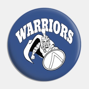 Warrior Mascot Pin