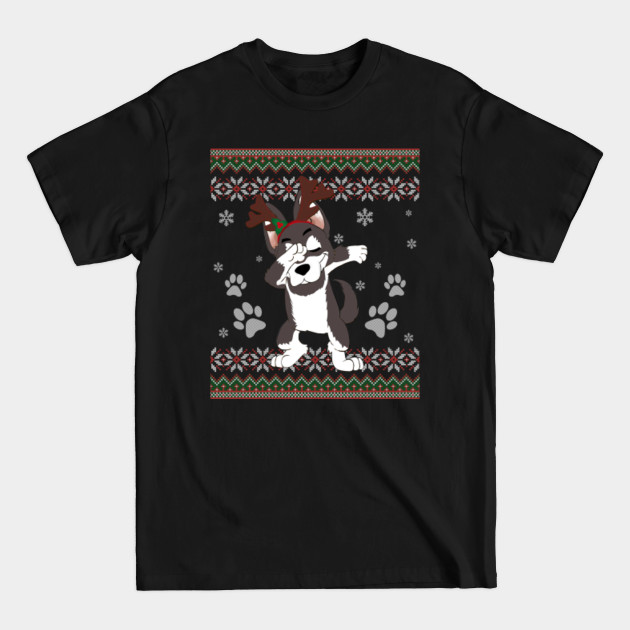 Discover Alaska Dabbing Christmas Dab Cute Dog Lovers - Alaska Dabbing Christmas Dab Cute Dog L - T-Shirt