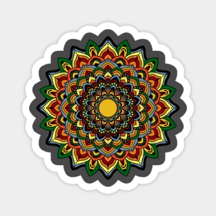 fall mandala Magnet