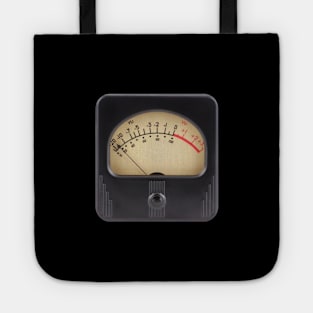 Vintage Volume VU Meter Tote