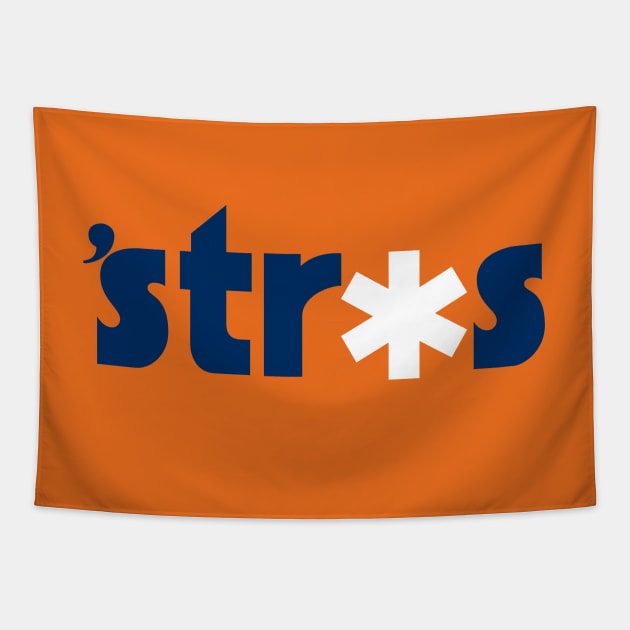 Stros Asterisk - Orange Tapestry by KFig21