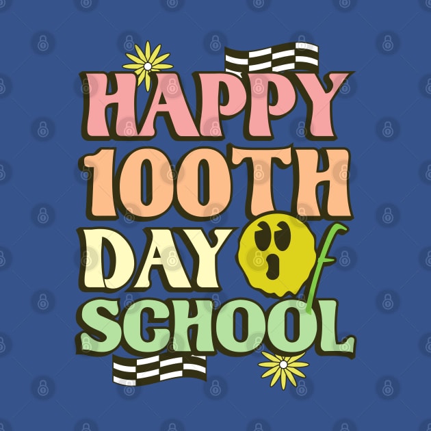 Happy 100th Day of School // Colorful by Mandegraph