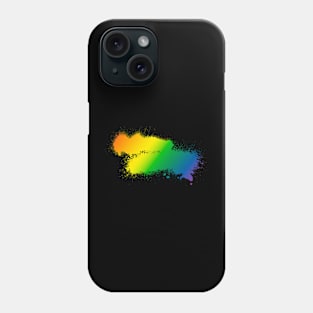 Rainbow Paint Smudge Minimalism Phone Case