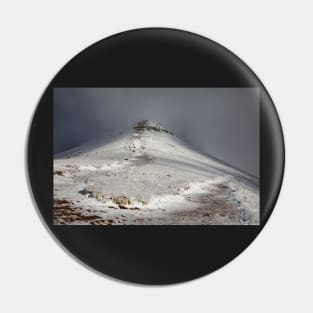 A snowy Corn Du in the Brecon Beacons National Park Pin