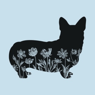 Floral Corgi T-Shirt