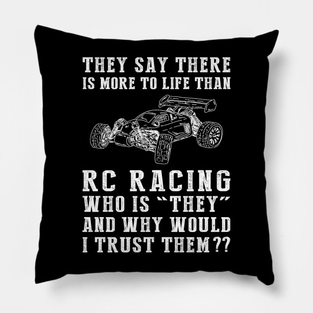 Racing, Laughing, Repeat: Defying 'They' with RC Car Joy Pillow by MKGift