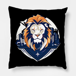 Lion Predator Animal Beauty Nature Wildlife Discovery Pillow