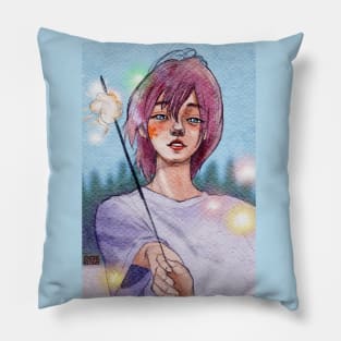 Sparkly girl Pillow