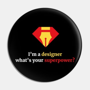 Funny graphic designer gift products Pin