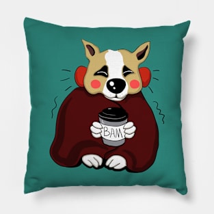 bam dog Pillow