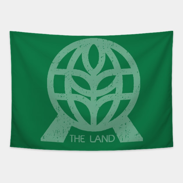 The Land Distressed Logo Tapestry by ThisIsFloriduhMan