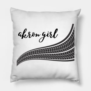 akron girl Pillow