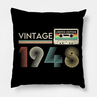 Vintage 1948 Limited Cassette Pillow