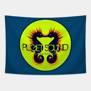 Puget Sound Seahorses Tapestry