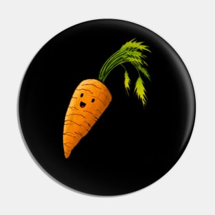 Carrot kawaii Pin
