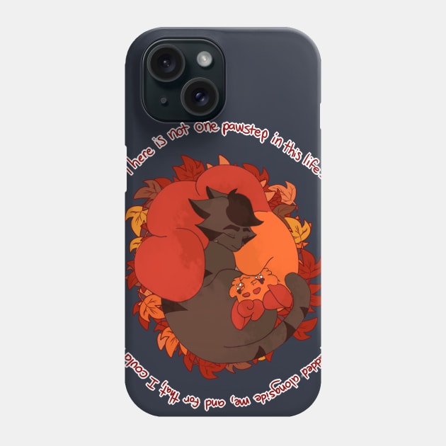 Squirrelflight and Bramblestar Phone Case by 6luestar