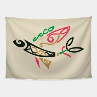 Polynesian Flying Fish Tapestry