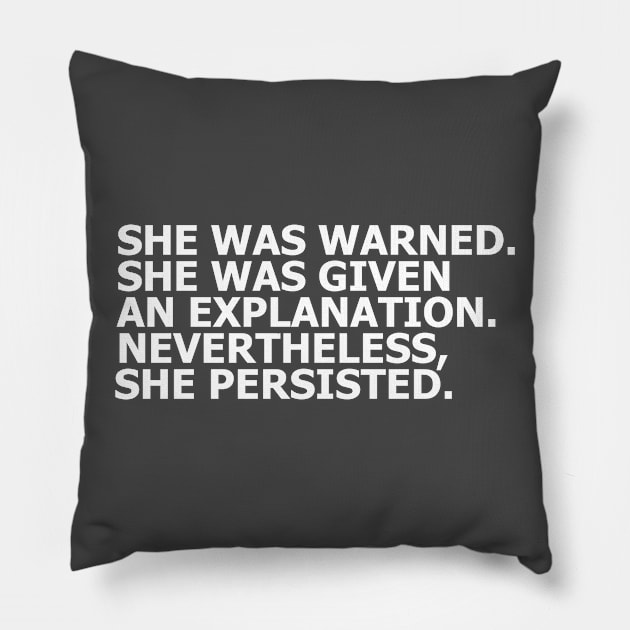 She persisted Pillow by speedyturtle